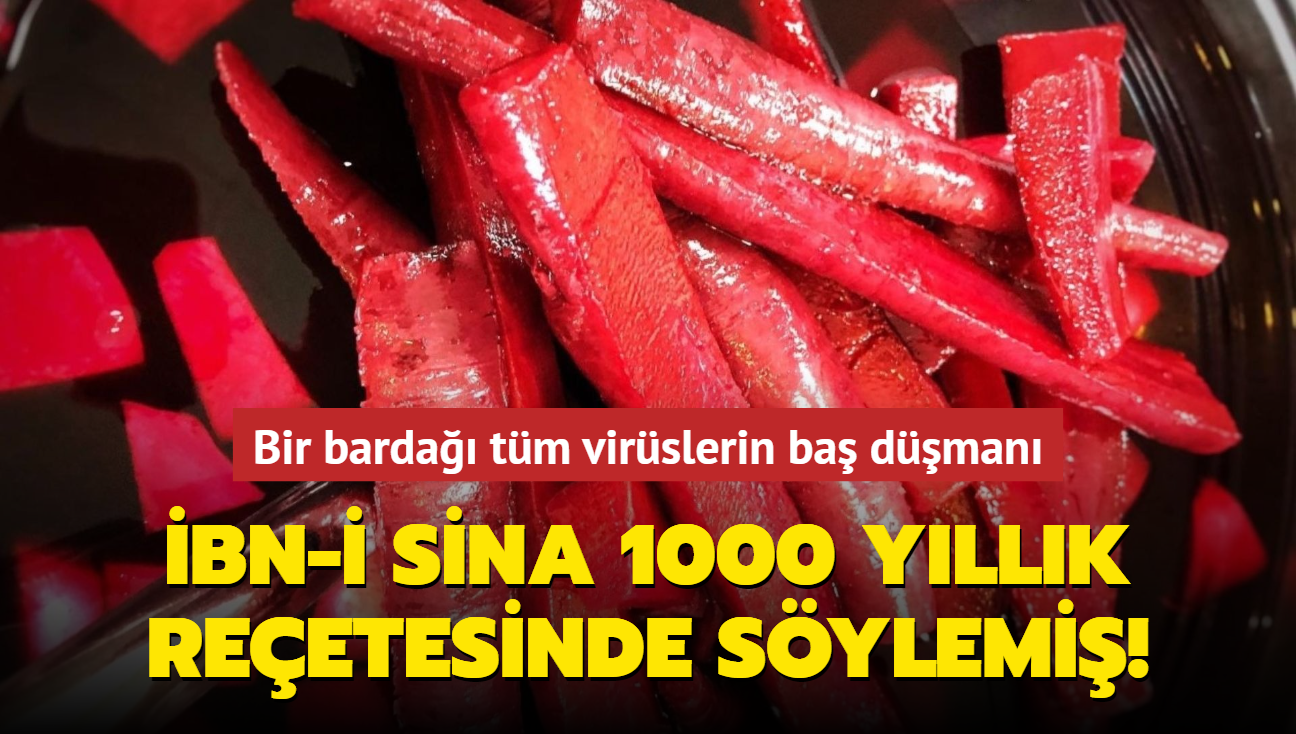 bn-i Sina'nn 1000 yllk reetesi! Bir barda tm virslerin ba dman...