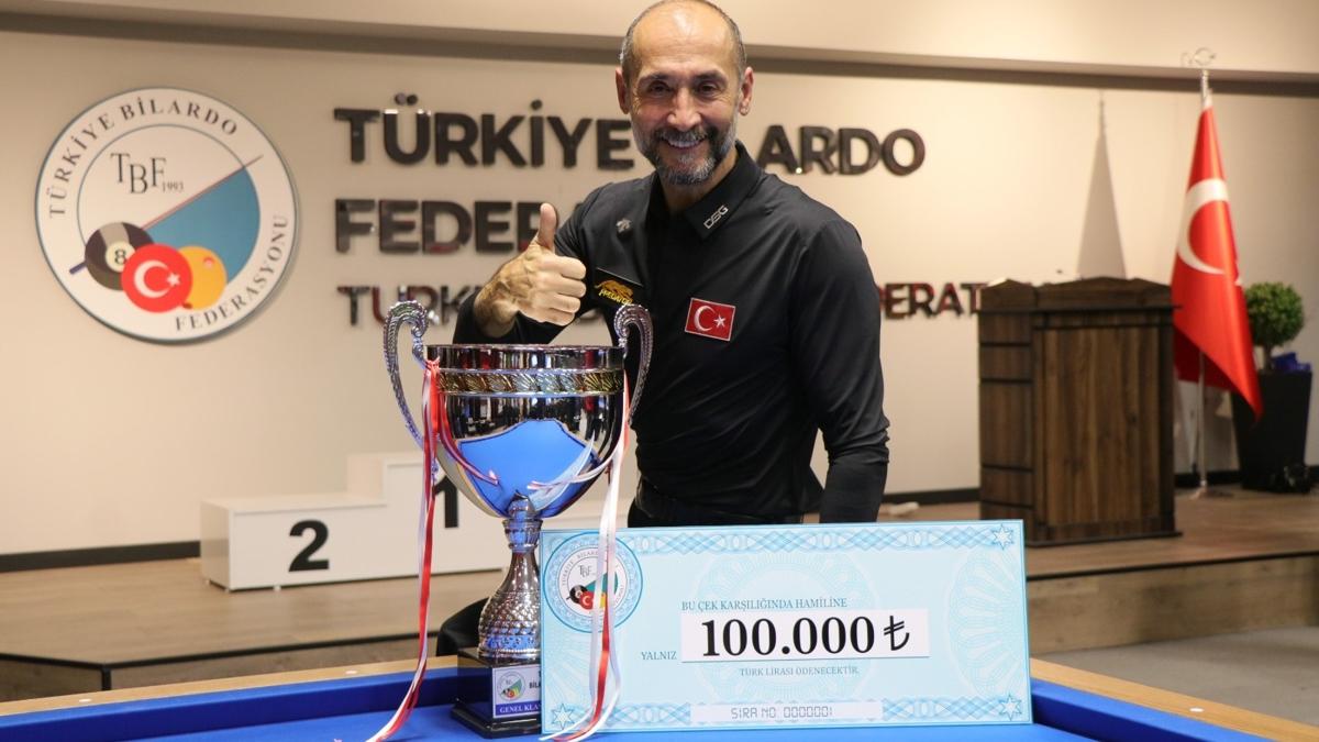 Semih Saygner 3 Bant Bilardo'da Trkiye ampiyonu oldu