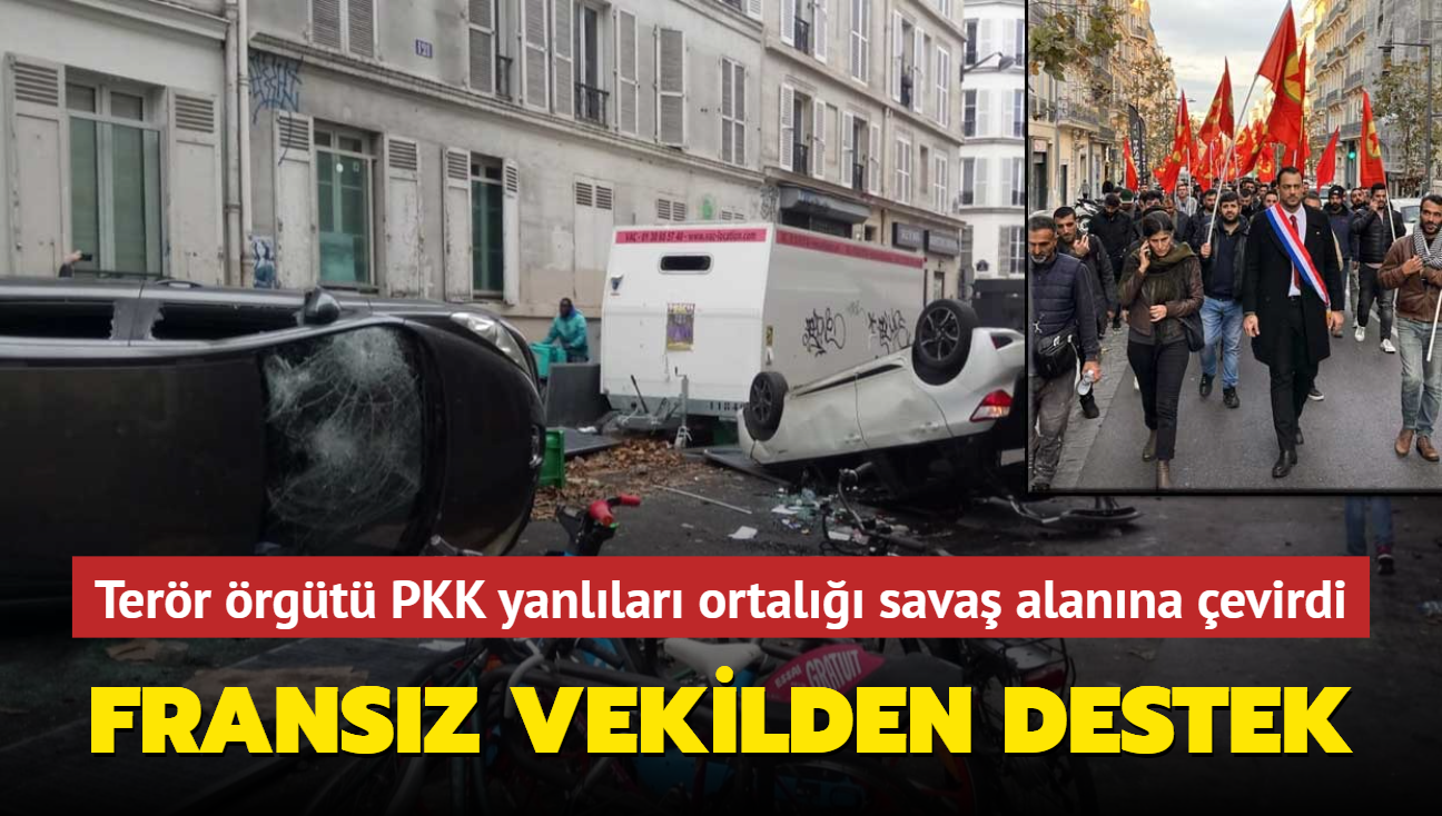 Terr rgt PKK yanllar ortal sava alanna evirdi... Fransz vekilden destek