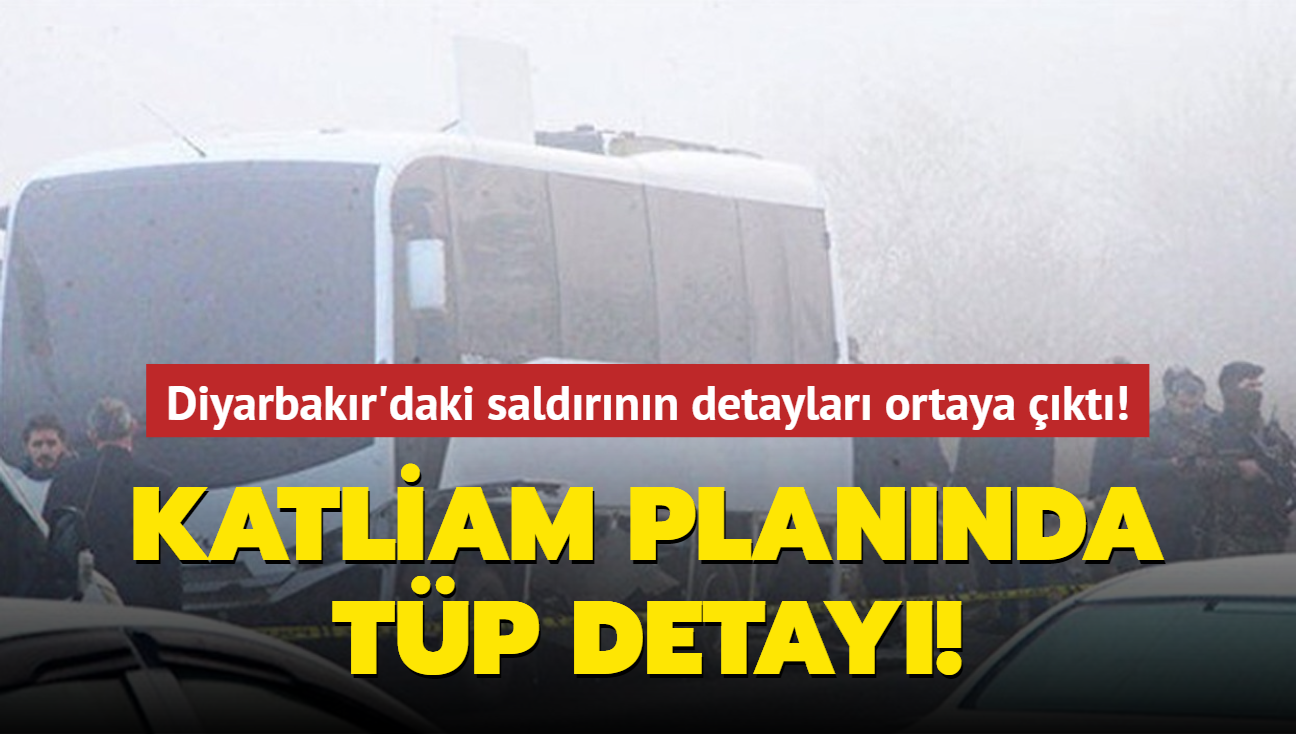 Diyarbakr'daki saldrnn detaylar ortaya kt! Katliam plannda tp detay!