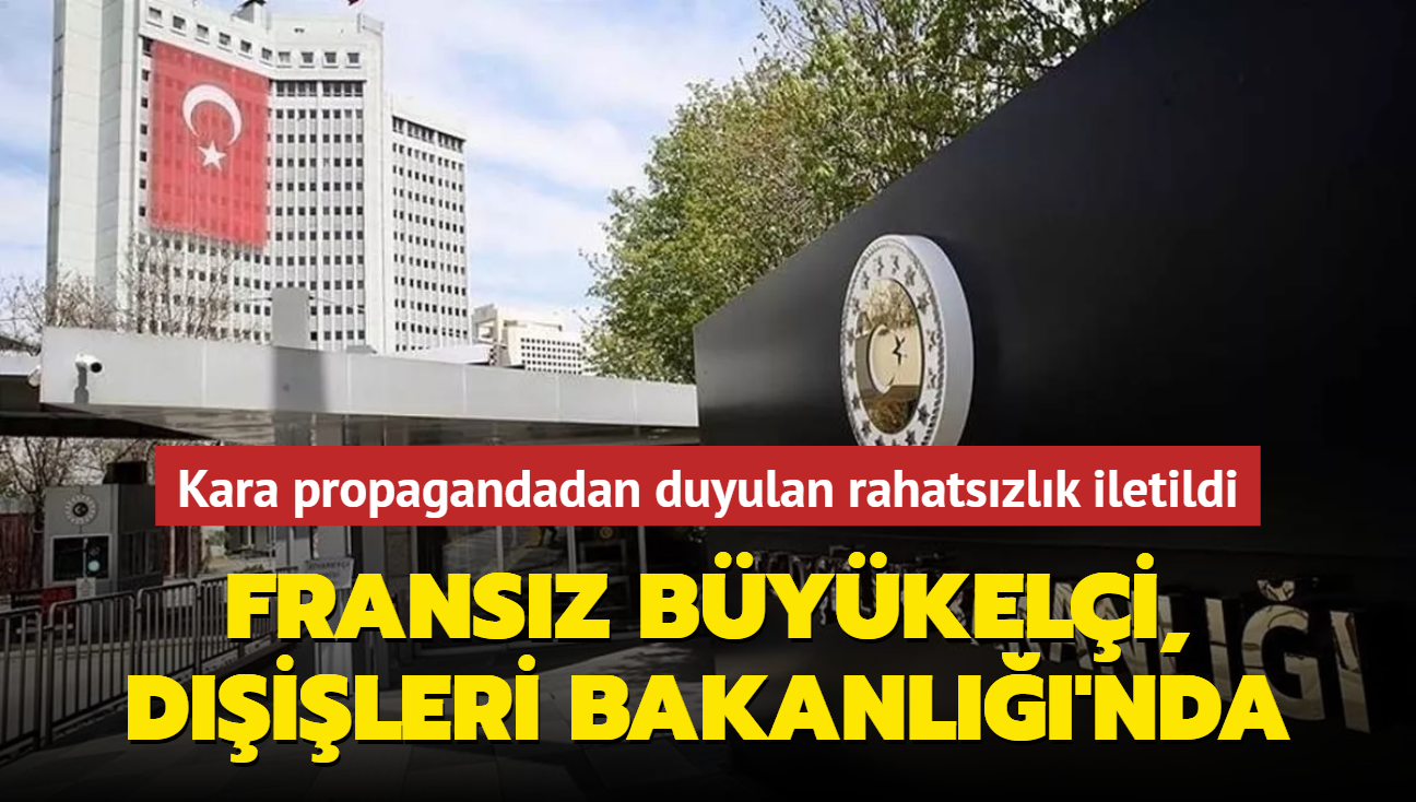 Fransz Bykeli, Dileri Bakanl'nda... Kara propagandadan duyulan rahatszlk iletildi