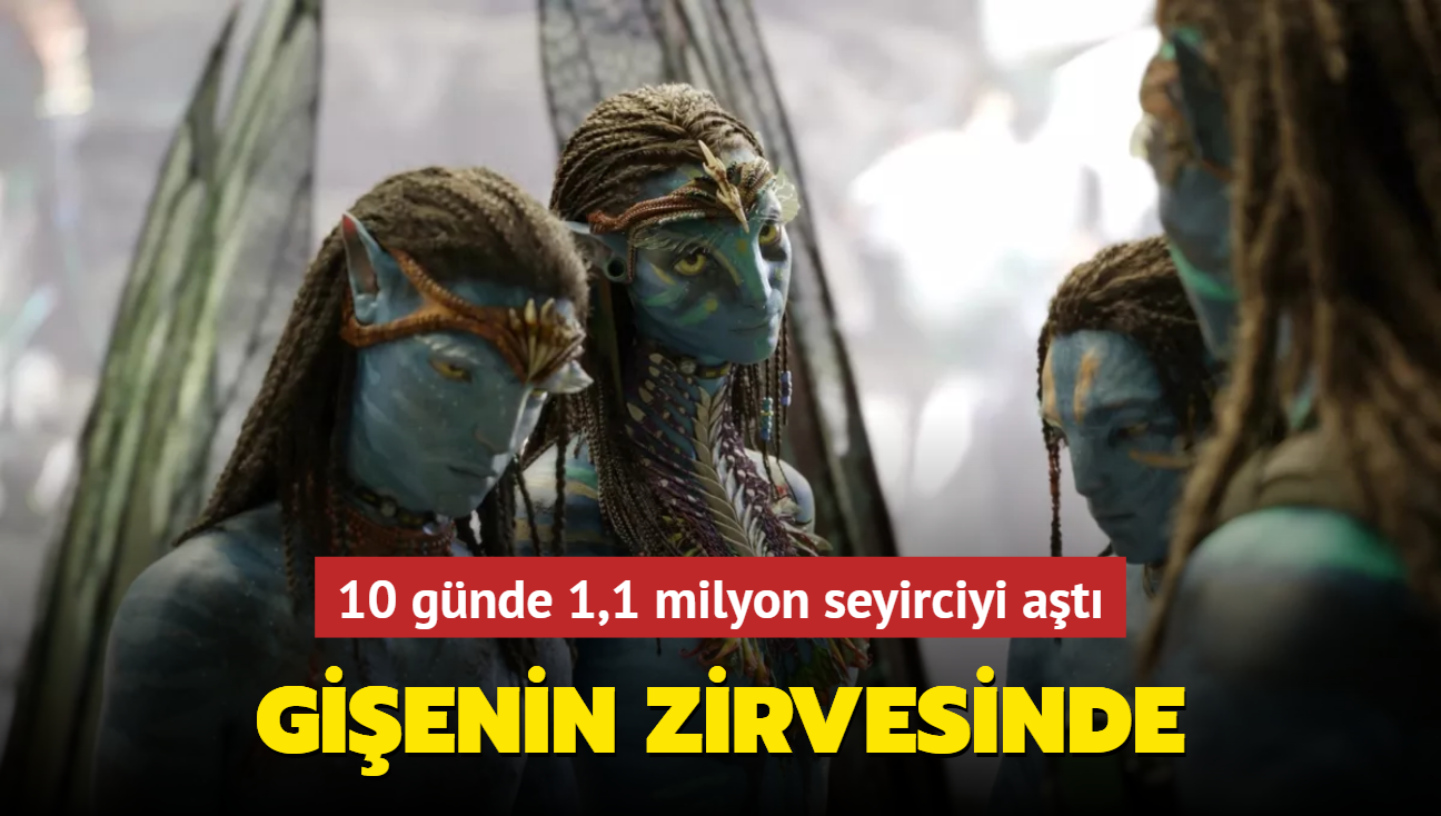 Avatar: The Way of Water, on gnde 1,1 milyon seyirciyi at