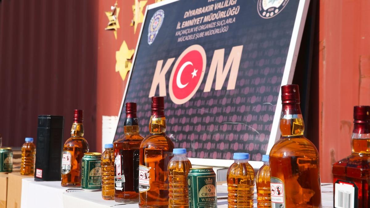 Diyarbakr'da 5 bin litre etil alkol ele geirildi