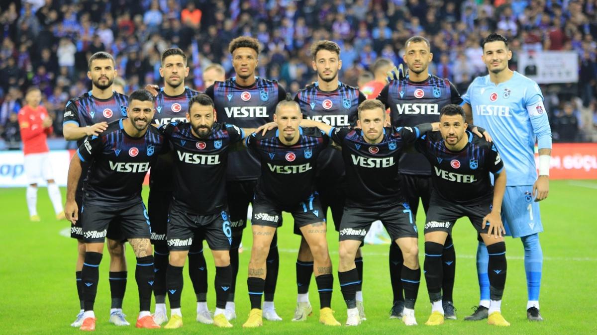 Trabzonspor'un Karagmrk ma kamp kadrosu belli oldu