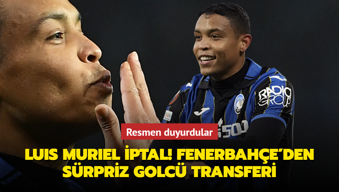 Luis Muriel iptal! Fenerbahe'den srpriz forvet transferi: Resmen duyurdular...