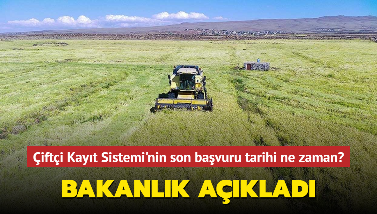 ifti Kayt Sistemi'nin son bavuru tarihi ne zaman" Bakanlk aklad