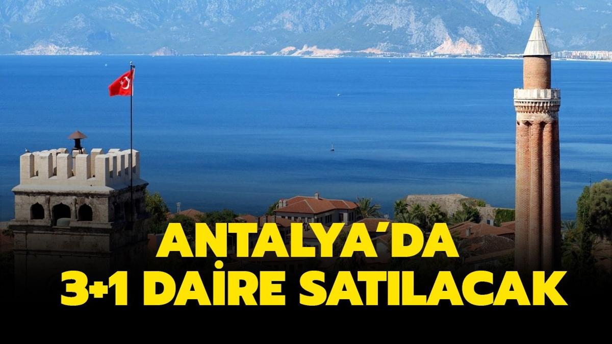 Antalya Muratpaa'da 3+1 daire satlacak!