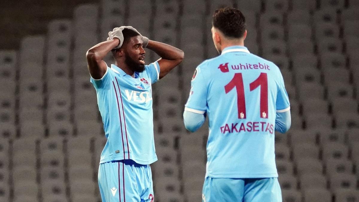 Trabzonspor d sahada yoklar oynuyor