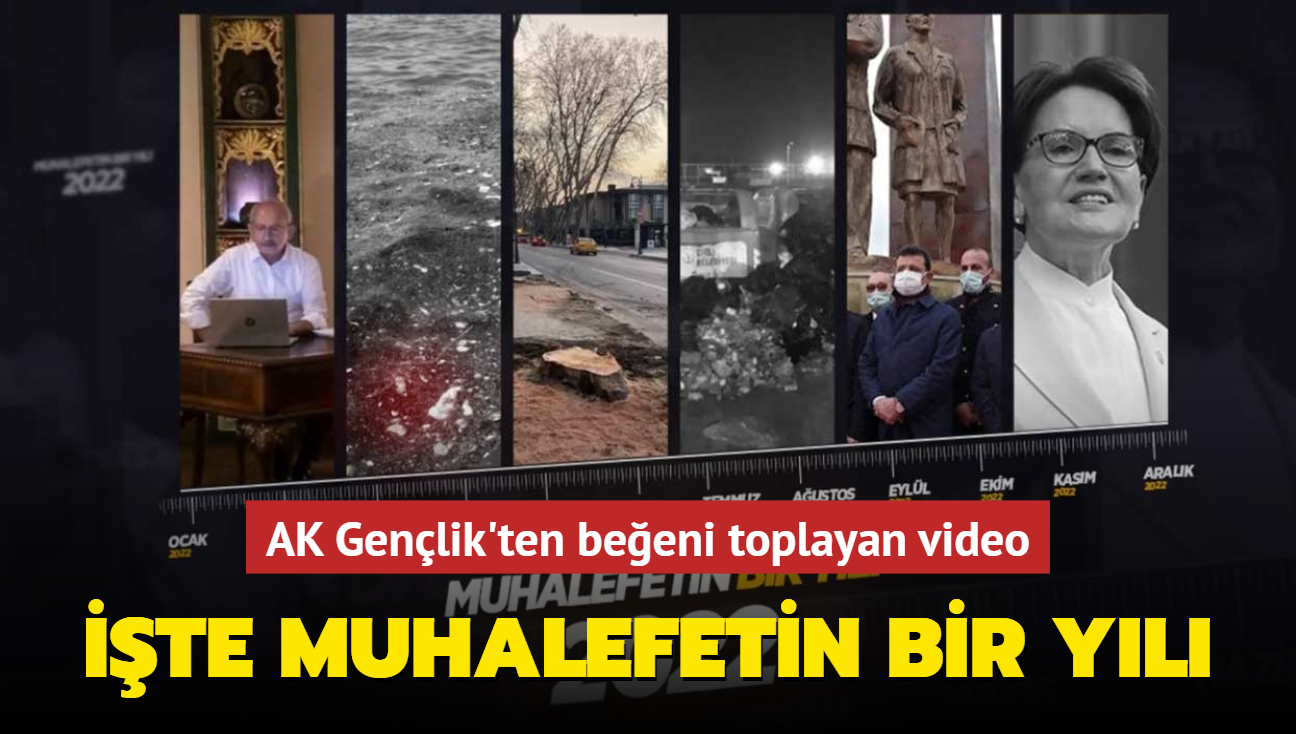 AK Genlik'ten beeni toplayan video... te muhalefetin bir yl