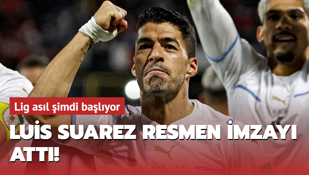 Luis Suarez resmen imzay att! Lig asl imdi balyor