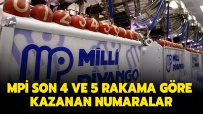 Milli Piyango son 4 ve 5 rakama gre kazanan numaralar hangileri? te 400 ve 500 TL kazanan numaralar...