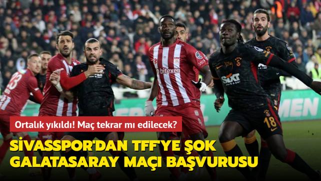 Sivasspor'dan TFF'ye ok Galatasaray ma bavurusu