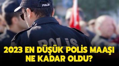 2023 en dk ve en yksek polis maa ne kadar oldu? Zaml polis maalar ne kadar?  