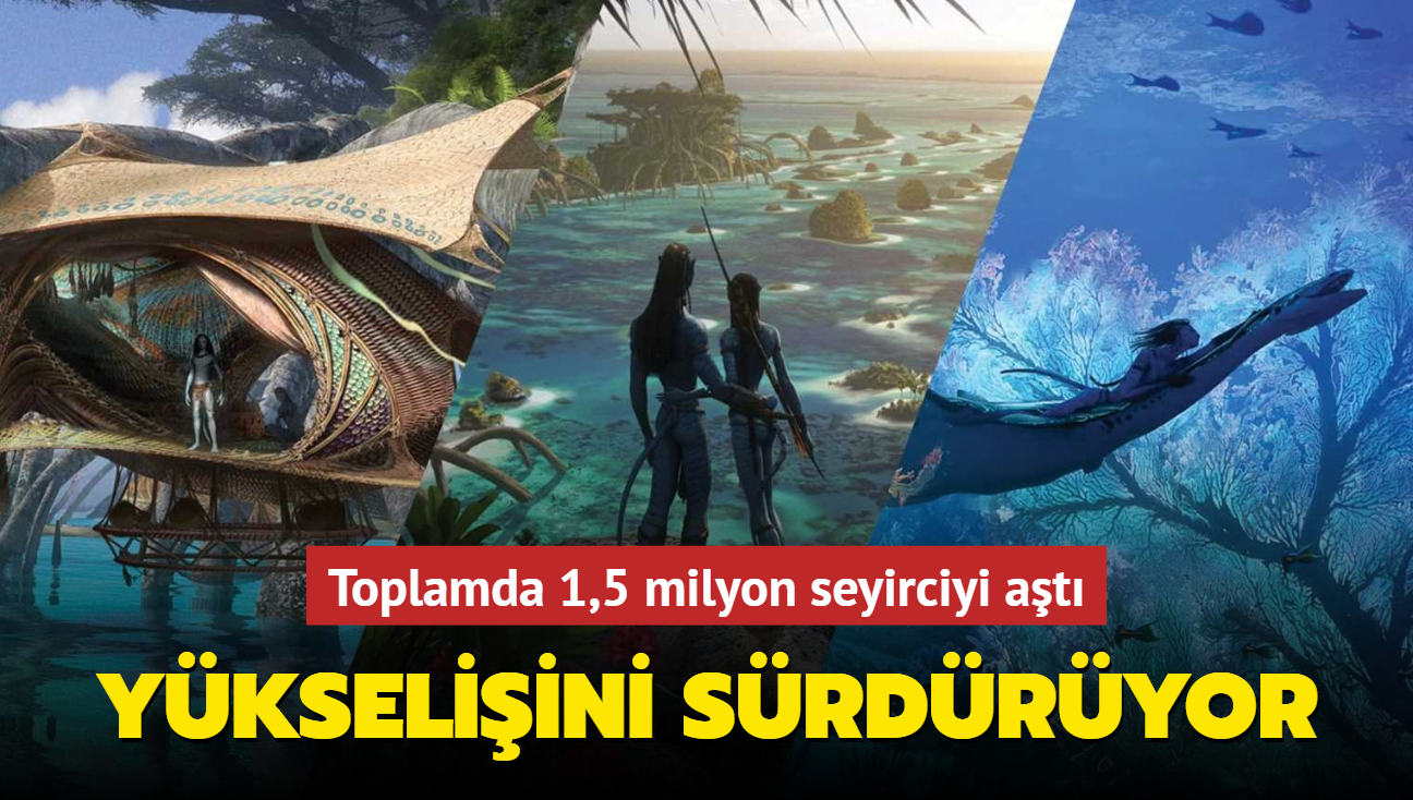 "Avatar: Suyun Yolu", toplamda 1,5 milyon seyirciyi at