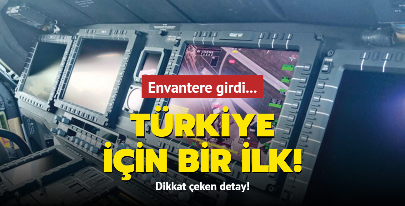 Envantere girdi... Trkiye iin bir ilk! Dikkat eken detay!