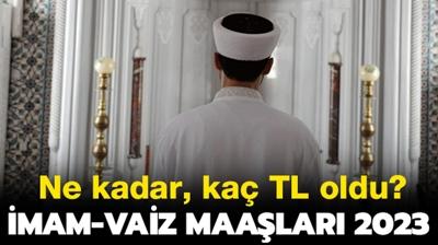 Zaml imam ve vaiz maa belli oldu! Din grevlisi, imam, vaiz maa 2023 ne kadar, ka TL oldu? 