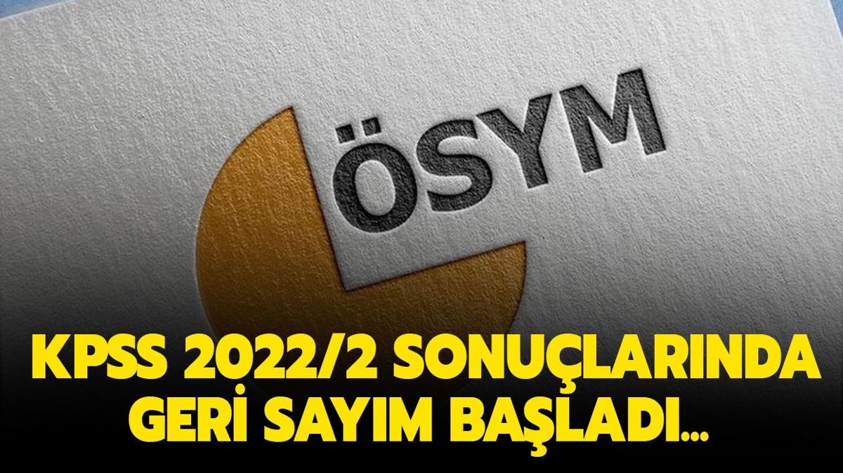 SYM KPSS 2022/2 sonular sorgulama! KPSS 2022/2 tercih sonular akland! 