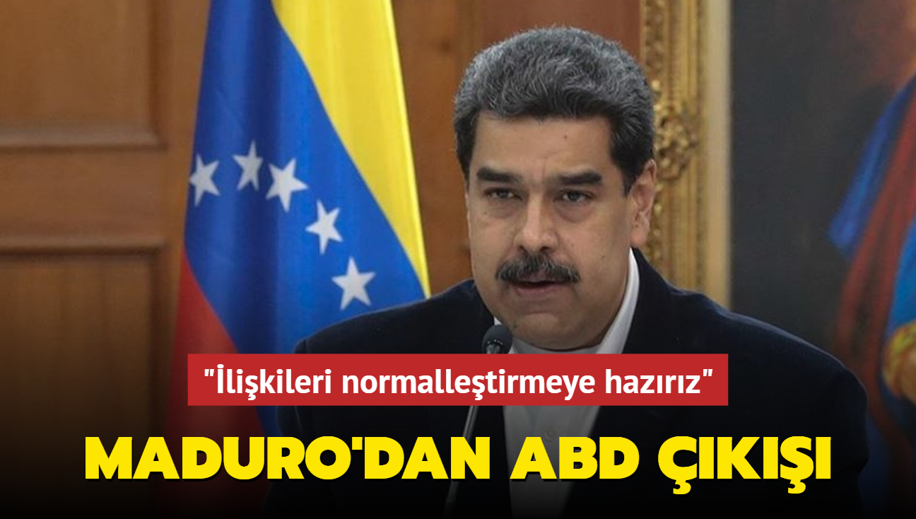Maduro'dan ABD k: likileri normalletirmeye hazrz