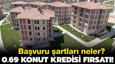 0.69 konut kredisi bavuru artlar neler, nasl bavurulur? Kimler 0.69 konut kredisi alabilir? te detaylar!