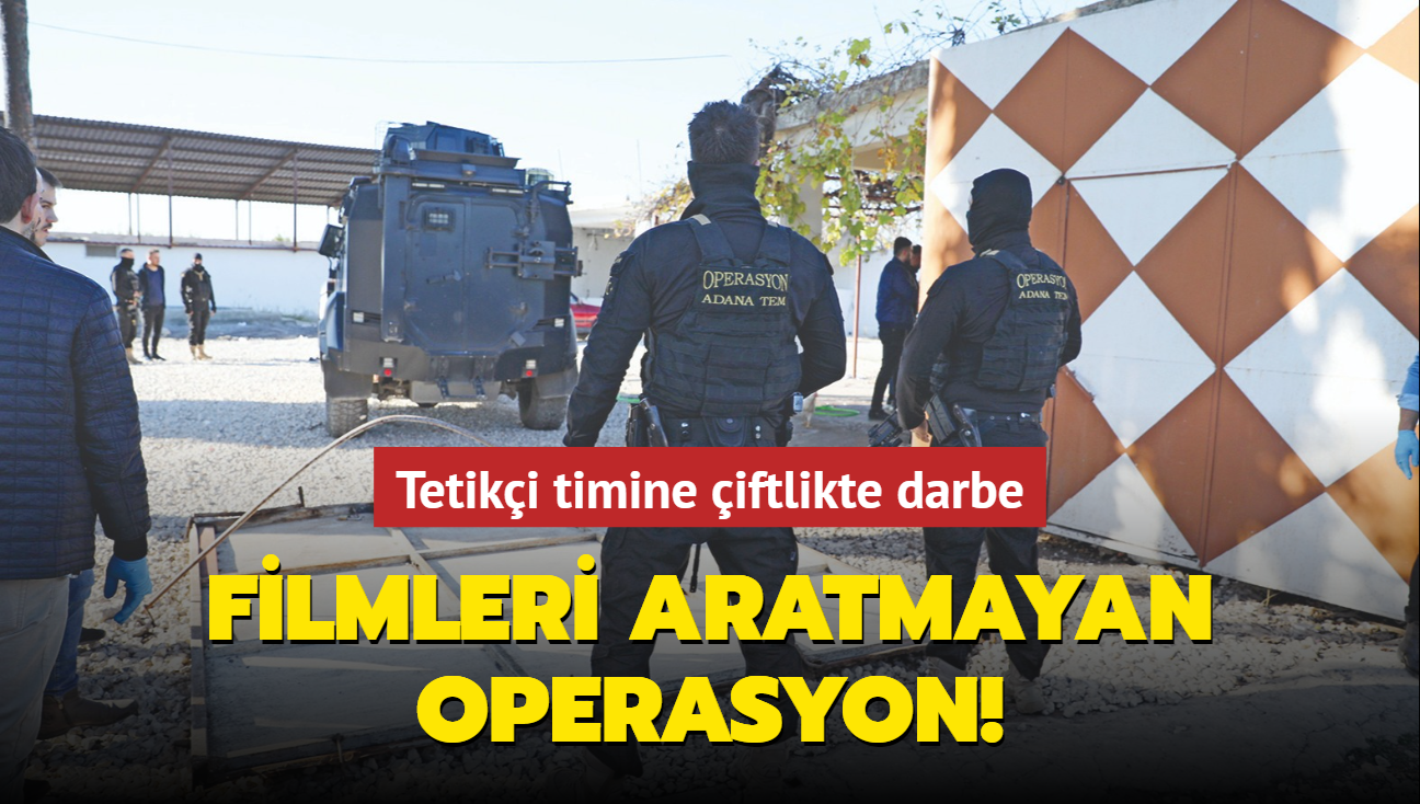 Filmleri aratmayan operasyon! Tetiki timine iftlikte darbe