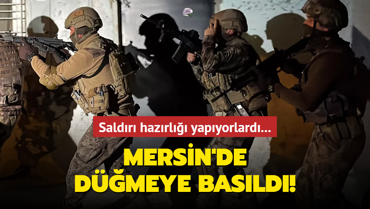 Dmeye basld! Mersin'de PKK operasyonu