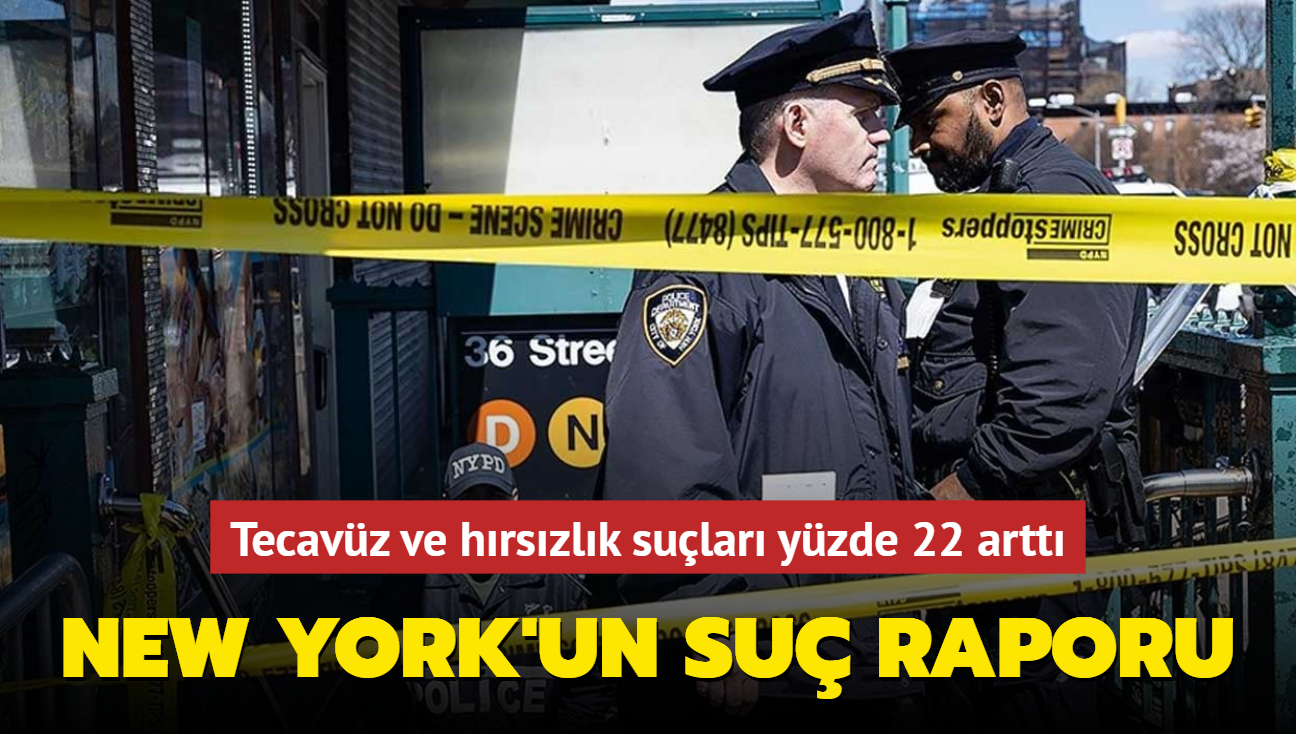 Tecavz ve hrszlk sular yzde 22 artt... New York'un su raporu