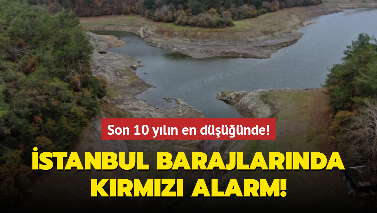 stanbul'un barajlarnda doluluk oran alarm veriyor! Son 10 yln en dnde!