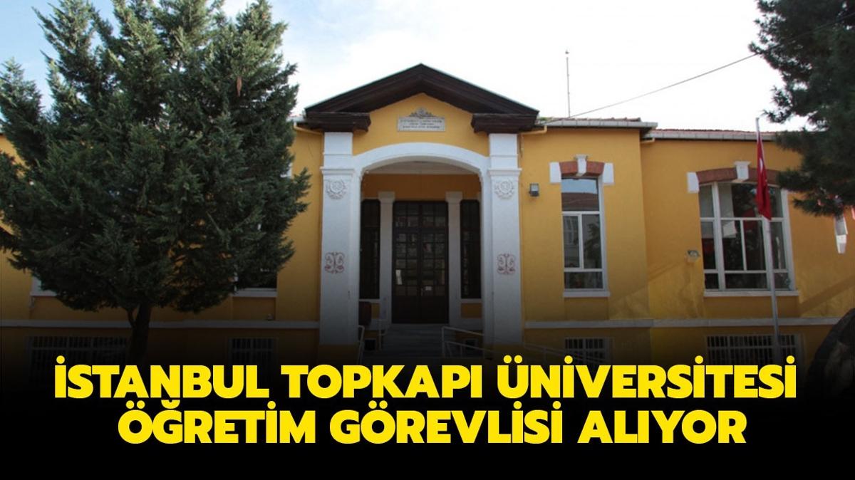 stanbul Topkap niversitesi retim grevlisi alyor...