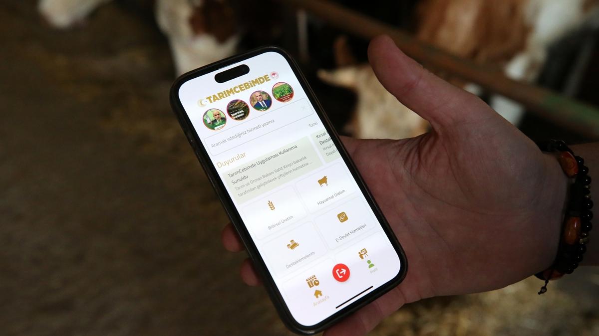 "Tarm Cebimde" mobil uygulamas reticilerin iini kolaylatrd