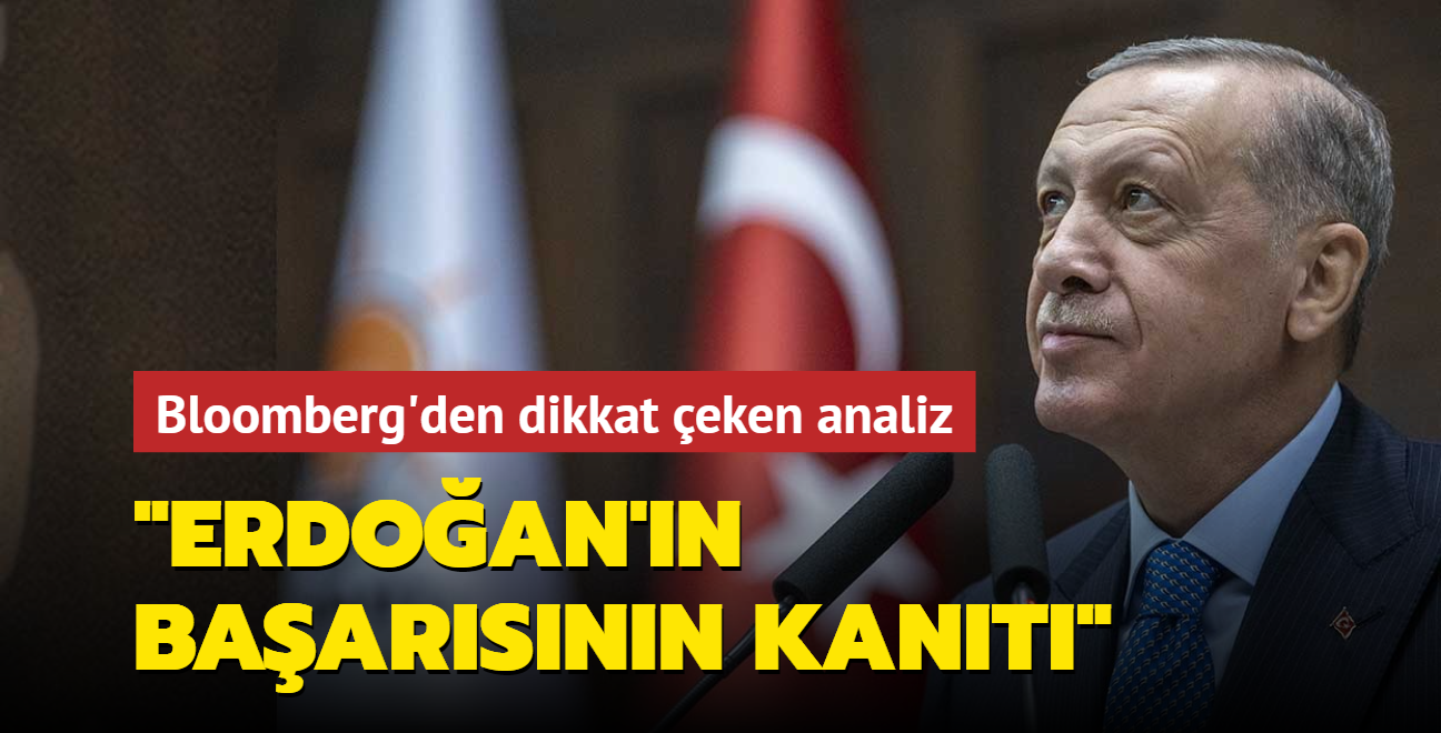 Bloomberg'den dikkat eken Trkiye analizi... "Erdoan'n baarsnn kant"