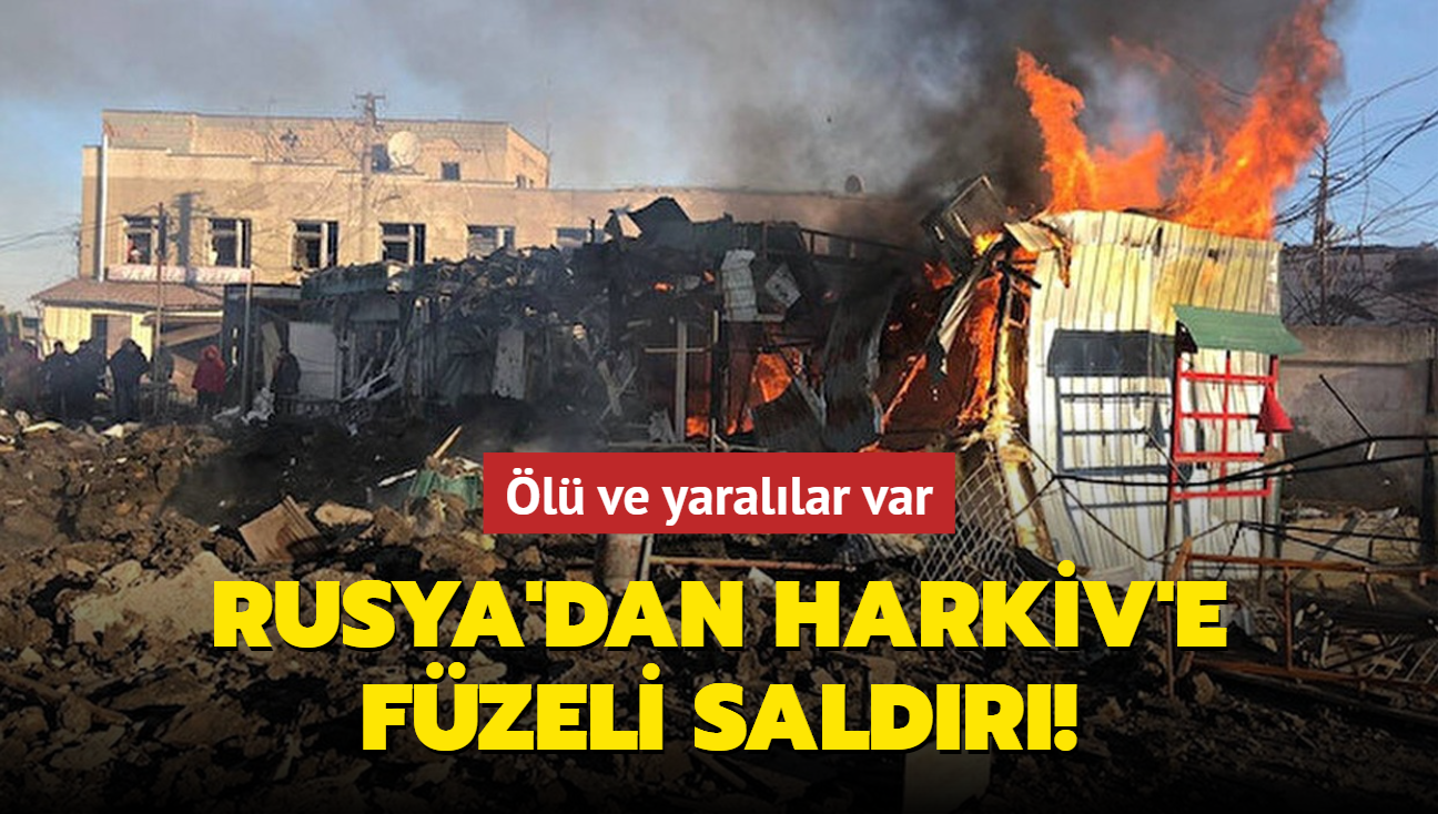 Rusya'dan Harkiv'e fzeli saldr: l ve yarallar var