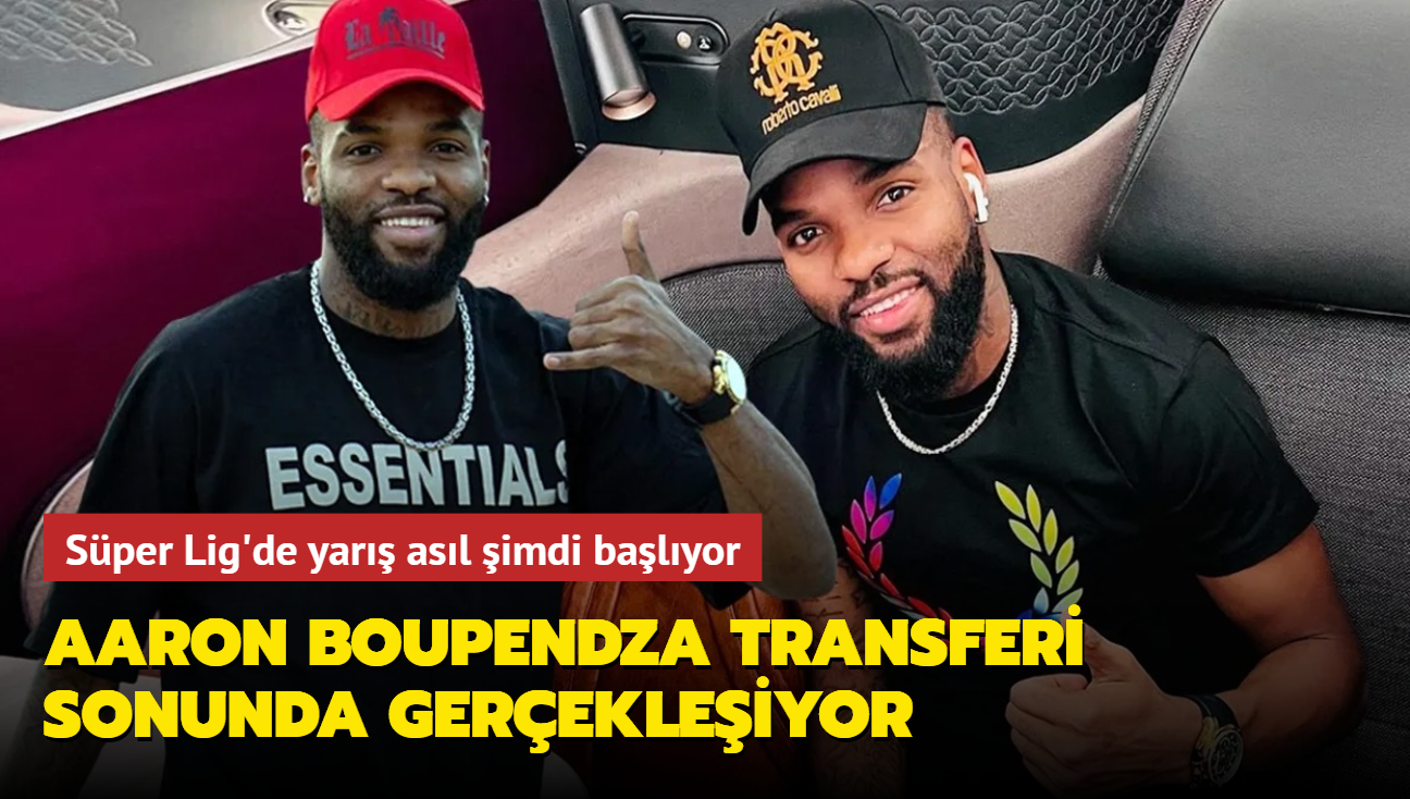 Aaron Boupendza transferi sonunda gerekleiyor! Sper Lig'de yar asl imdi balyor