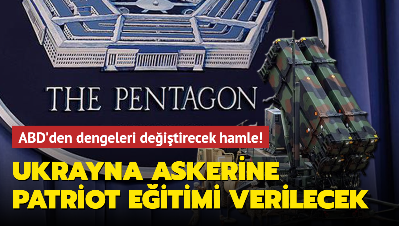 ABD'den dengeleri deitirecek hamle... Ukrayna askerine Patriot eitimi verilecek