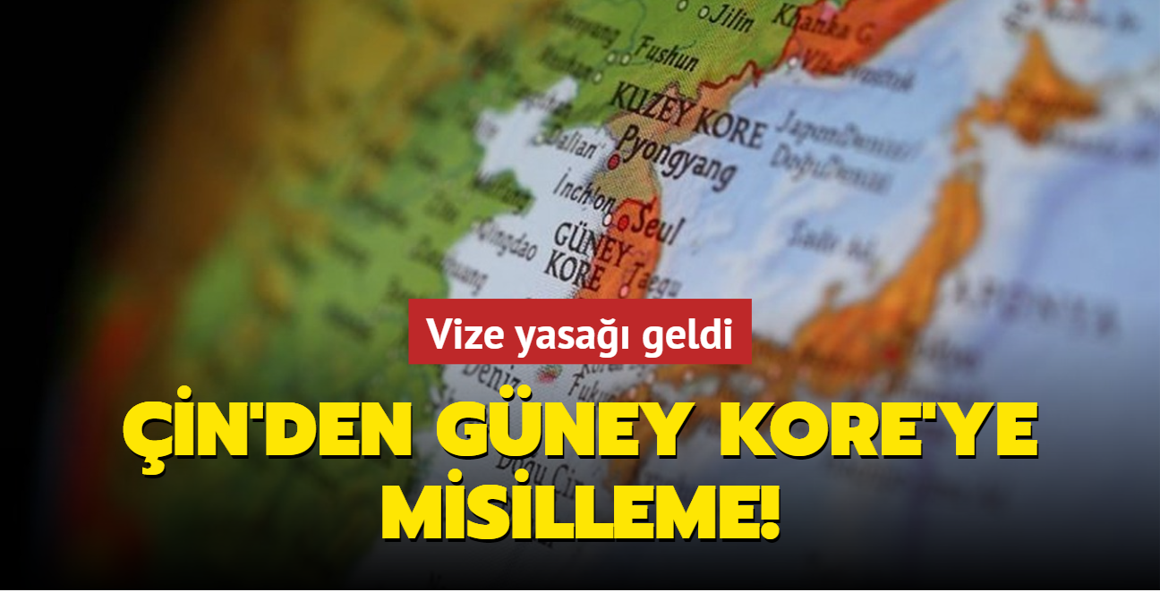 in'den Gney Kore'ye misilleme! Vize yasa geldi