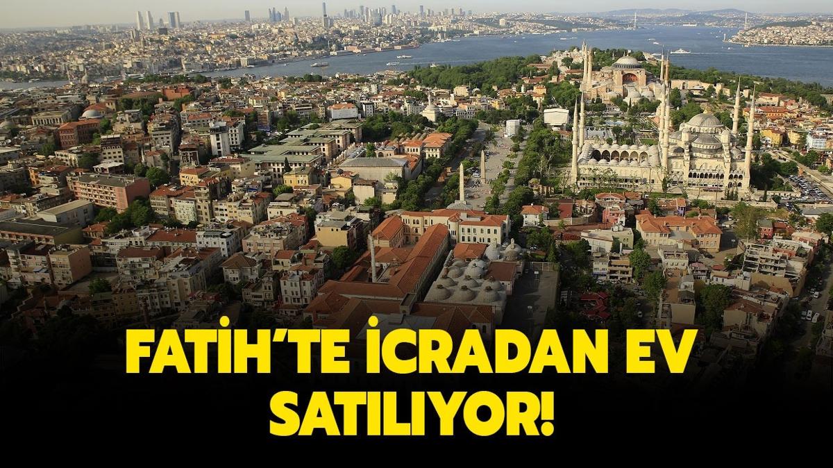 Fatih'te 900 bin TL'ye icradan daire!