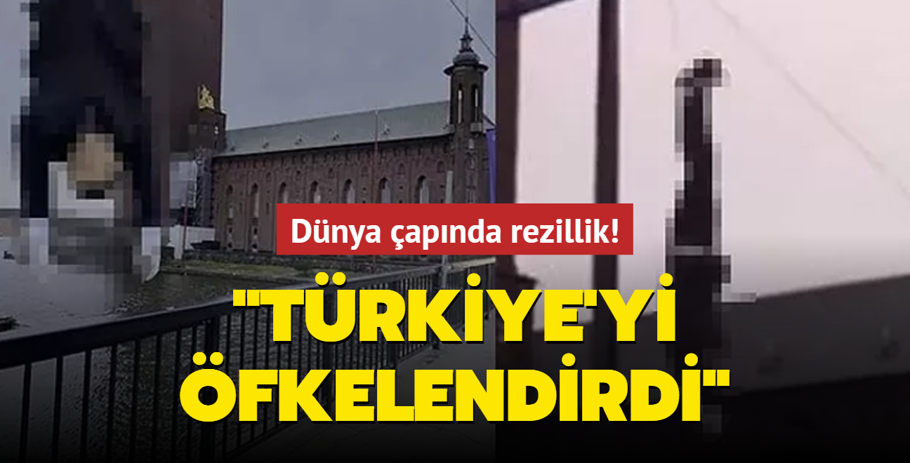 Dnya apnda rezillik: Trkiye'yi fkelendirdi