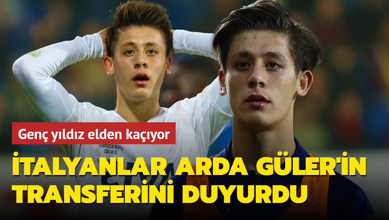 talyanlar Arda Gler'in transferini duyurdu! Gen yldz elden kayor