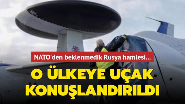 NATO'den Beklenmedik Rusya Hamlesi... O ülkeye Uçak Konuşlandırıldı