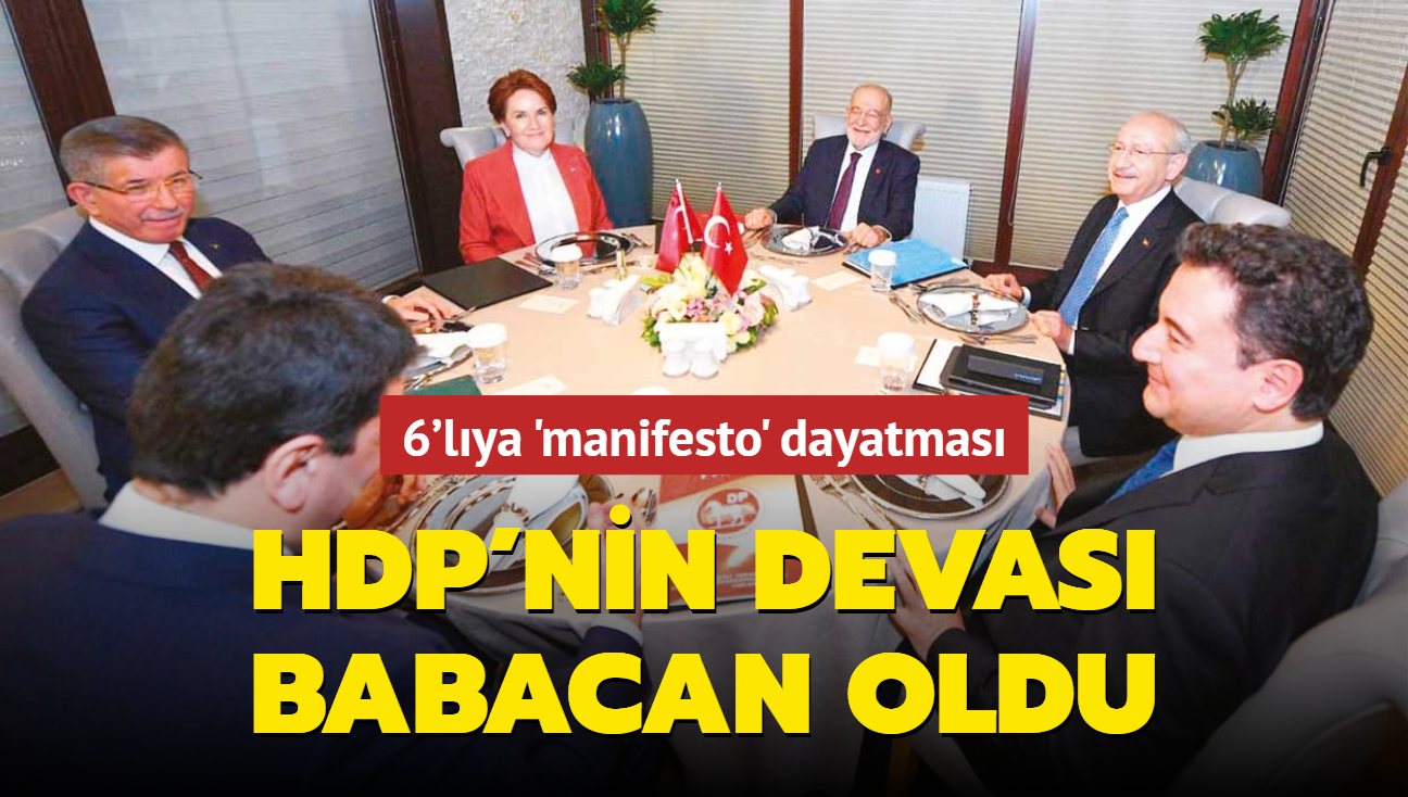 HDP'nin DEVAs Babacan oldu