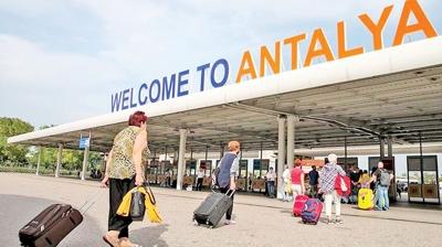 Antalya'ya yal turist akn