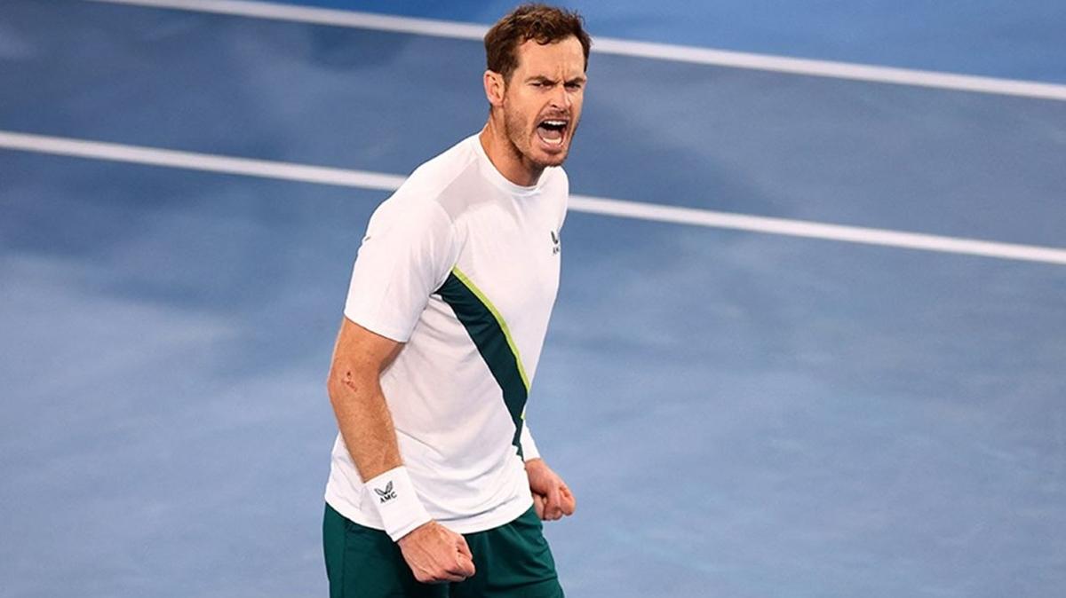 Andy Murray 6 saate yakn sren mata kazanmay bildi