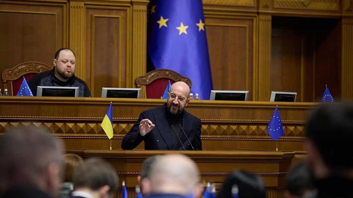 AB Konseyi Bakan Michel: Gvenli bir Ukrayna olmadan, gvenli bir Avrupa dnmek imkansz