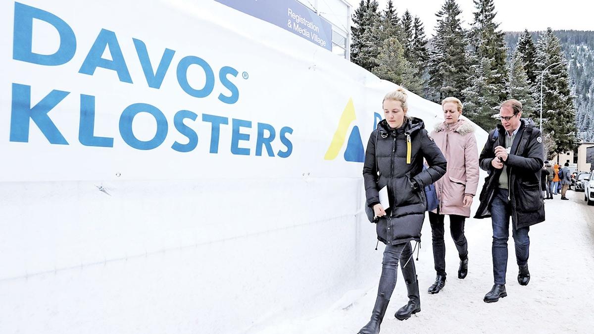 Davos'ta Trkiye'ye koridor' vgs