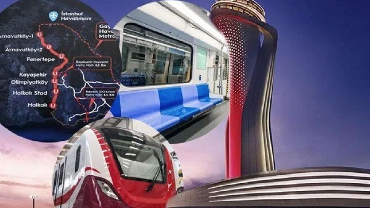 2023 Hzl tren projesi stanbul Havaliman hattnda son durum nedir" stanbul Havaliman metro creti ne kadar olacak"