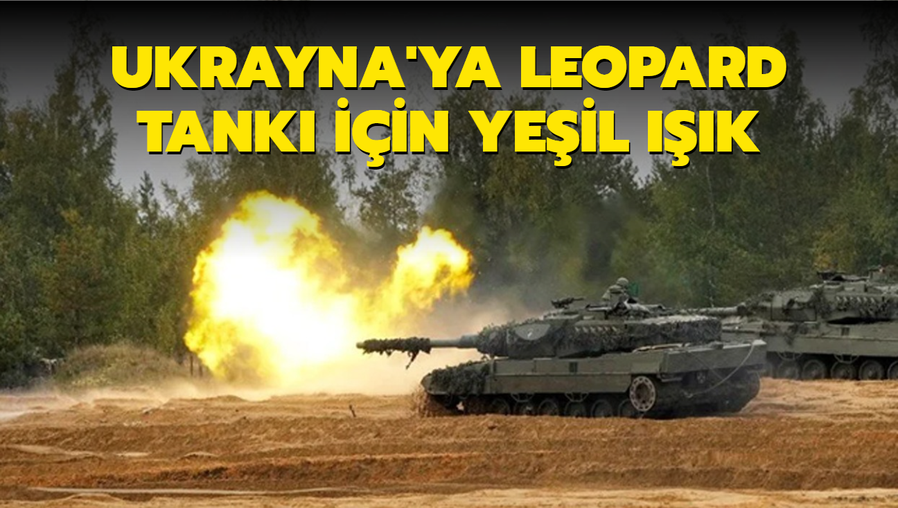 Ukrayna'ya Leopard tank iin yeil k