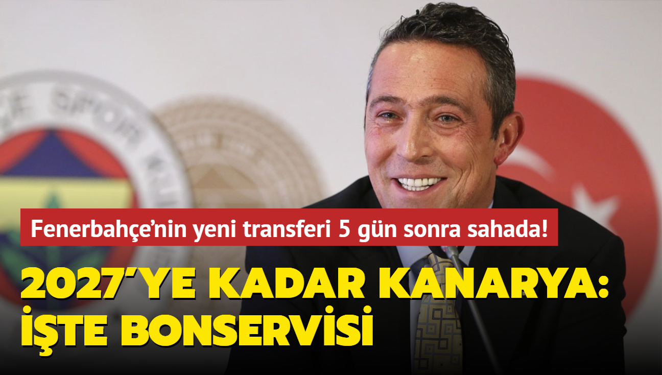 Fenerbahçe'nin yeni transferi 5 gün sonra sahada! 2027'ye kadar Kanarya ...