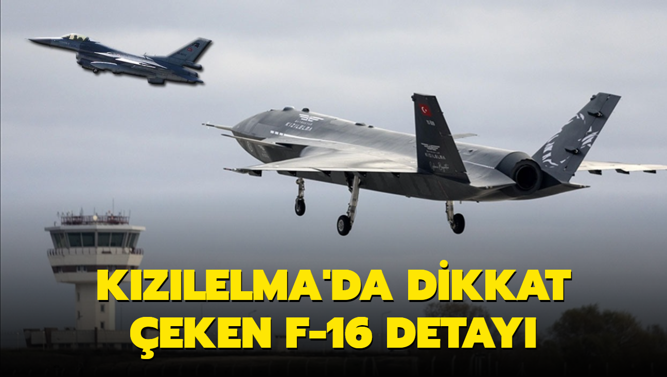 KIZILELMA'da dikkat eken F-16 detay