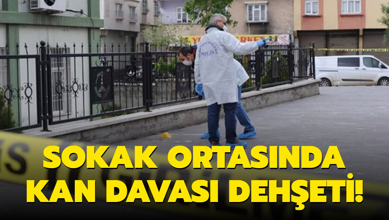 Sokak ortasnda kan davas deheti!