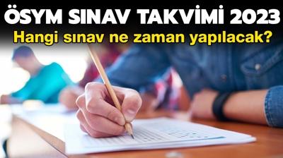 SYM snavlar ne zaman yaplacak? SYM snav takvimi 2023 yaynland m?