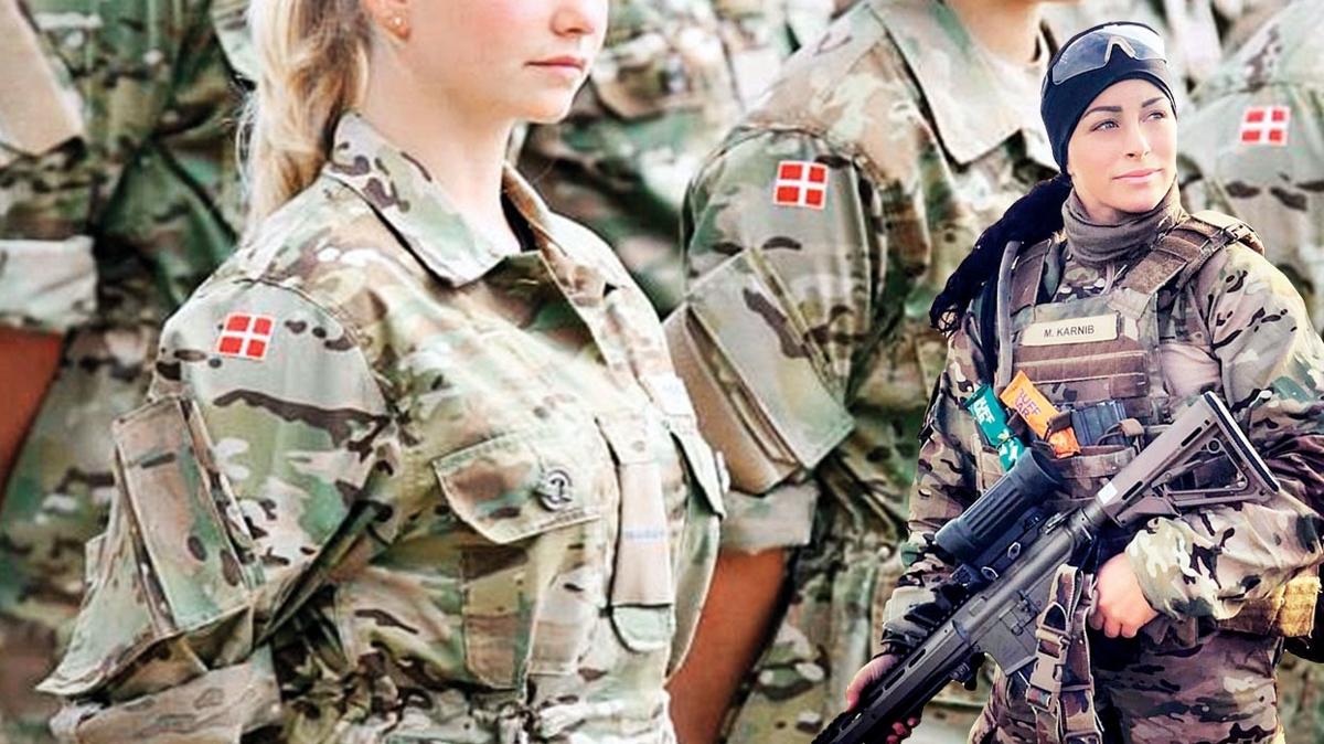 Danimarka'da kadnlara zorunlu askerlik geliyor